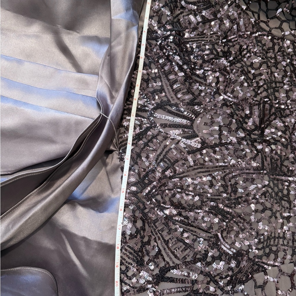 R&M Richards Plus Dress in Sparkling Mauve - Picture 5 of 6